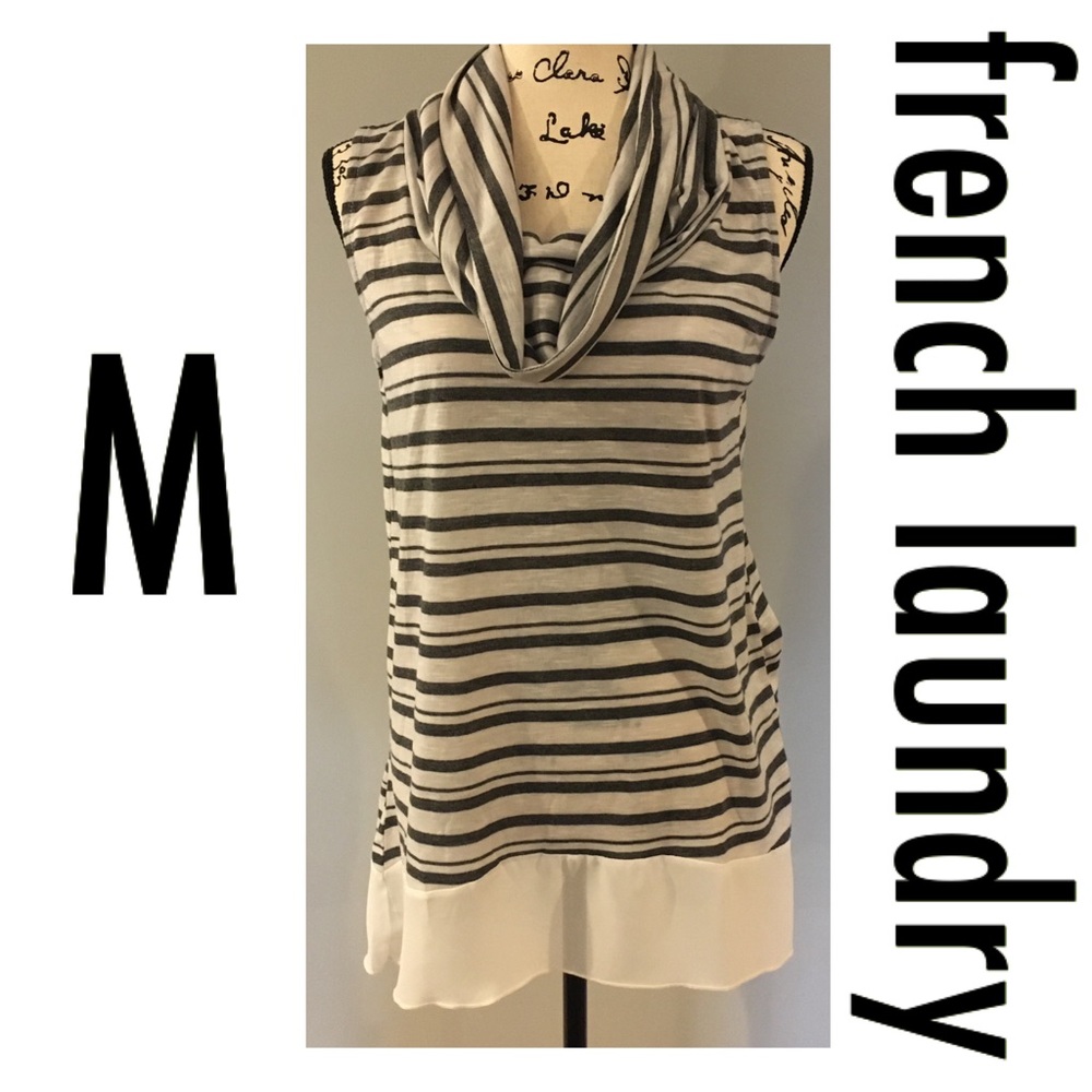 Medium French Laundry Cowl Neck Tunic